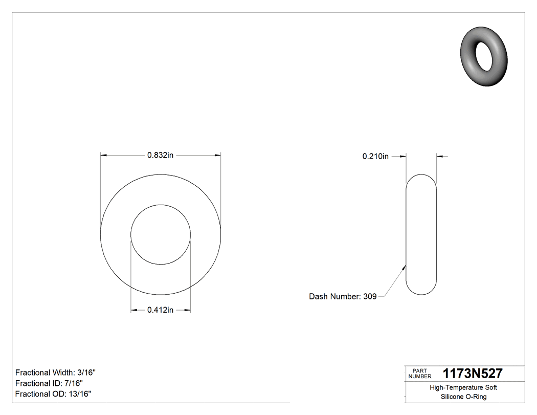 Technical drawing - 1173N527